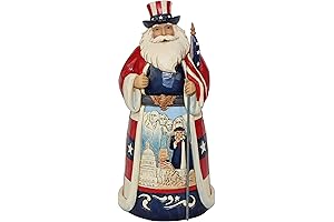 Jim Shore Heartwood Creek America Santa Around The World