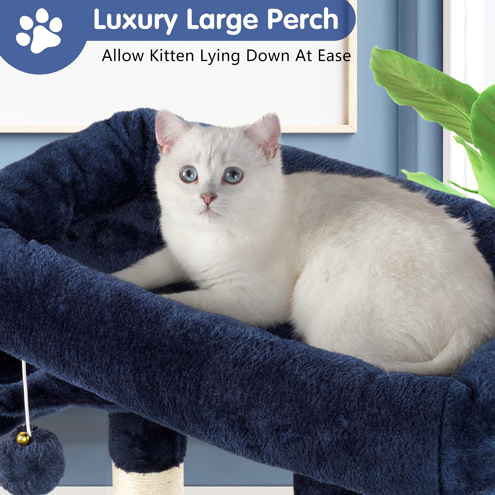 Dooradar Cat Tower 39 pulgada...B094C95XFP