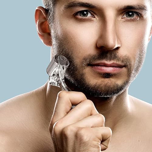 Miniatura 3 de Derma Roller 0.012 in Titanium 192 Micro Agujas Rodillo Dérmico Barba Cara (Cristal)