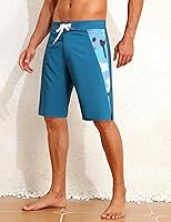Vista 5 de unitop Traje de baño para hombre con forro de compresión, 9 pulgadas, pantalones cortos de verano con bolsillo