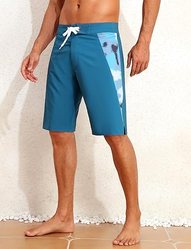 Miniatura 5 de unitop Traje de baño para hombre con forro de compresión, 9 pulgadas, pantalones cortos de verano con bolsillo