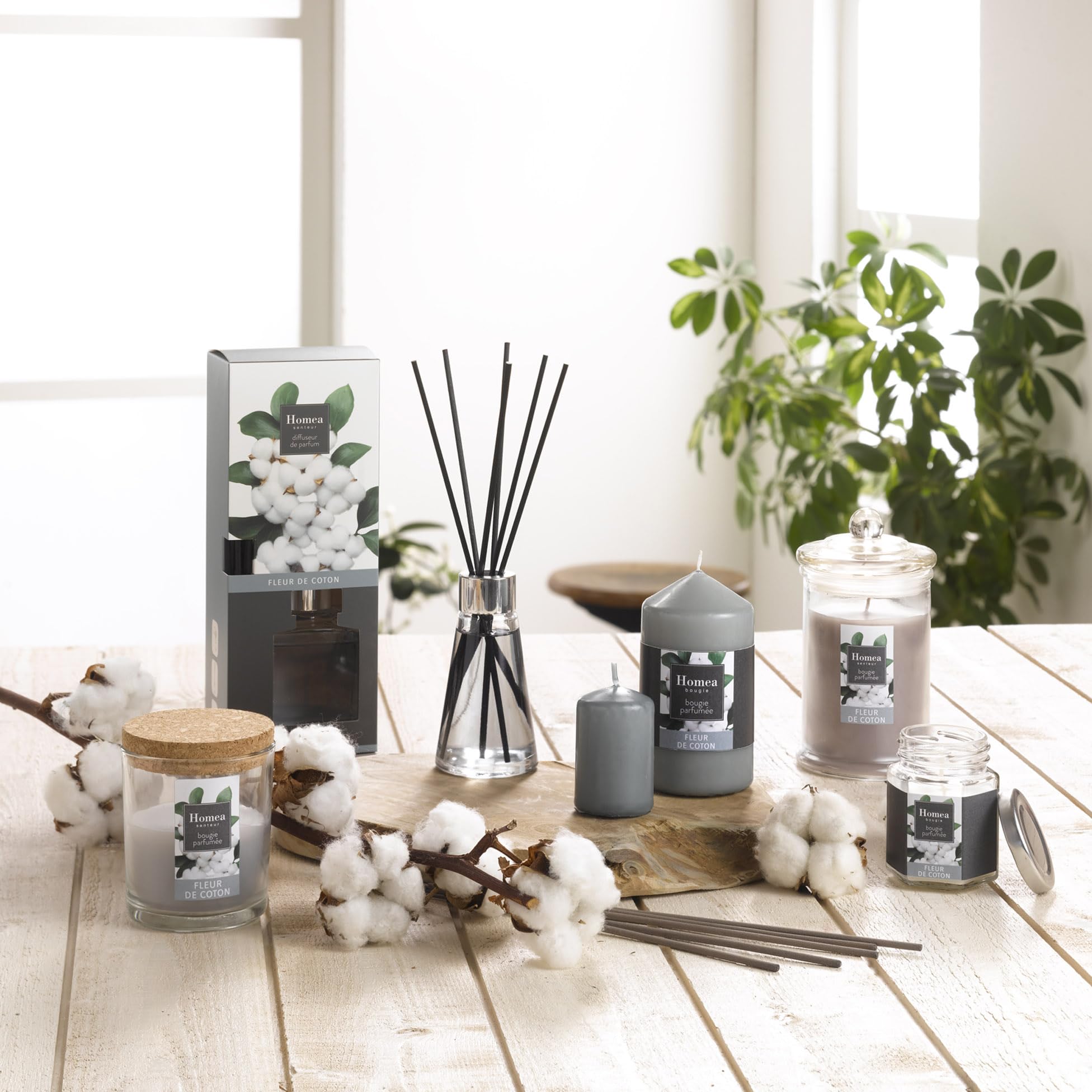 Homéa, Pot-Pourri 110G Essentiel - Fragranza floreale di cotone