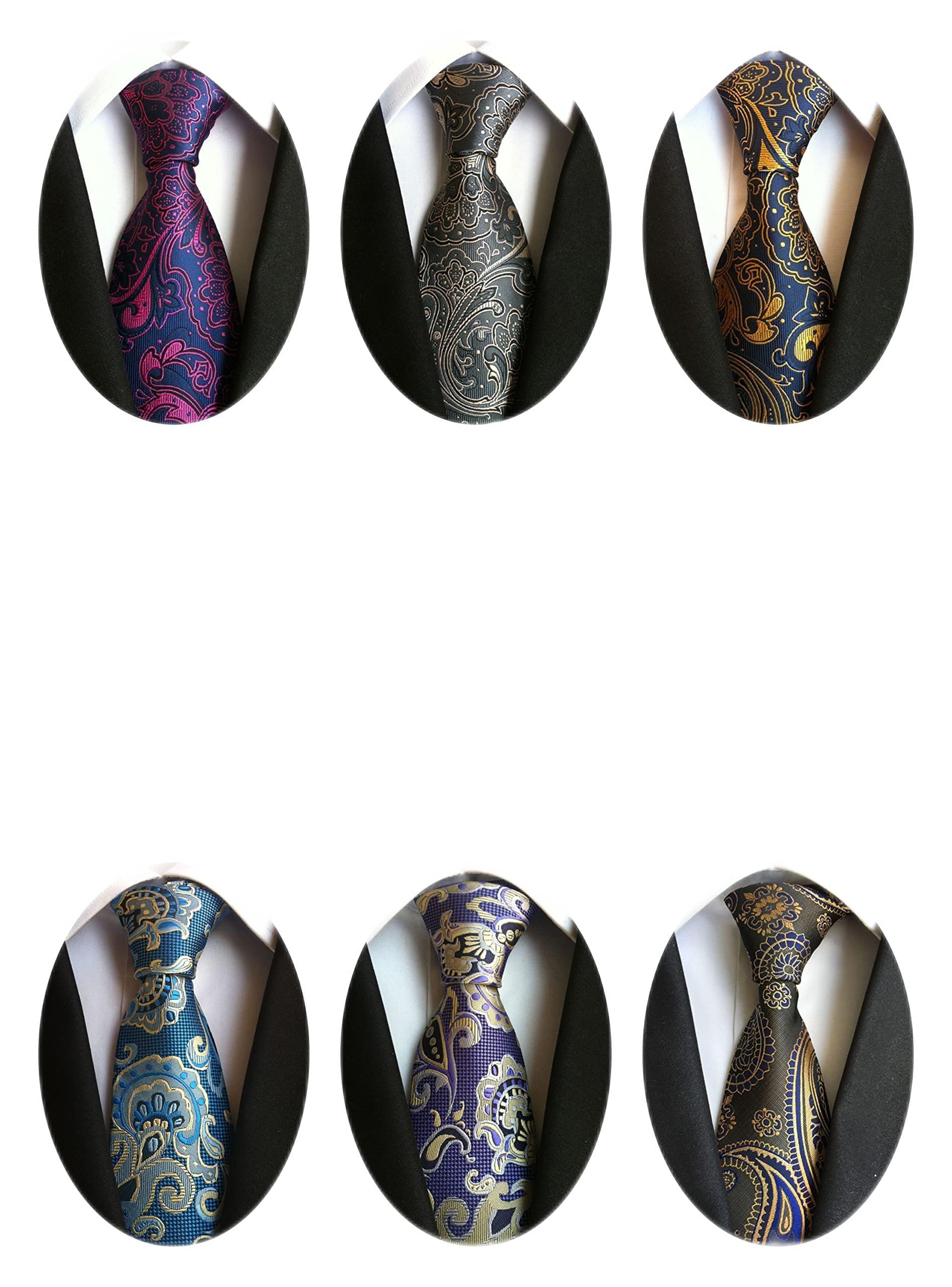 Lot 9 PCS Classic Men's Tie Necktie Woven JACQUARD Neck Ties