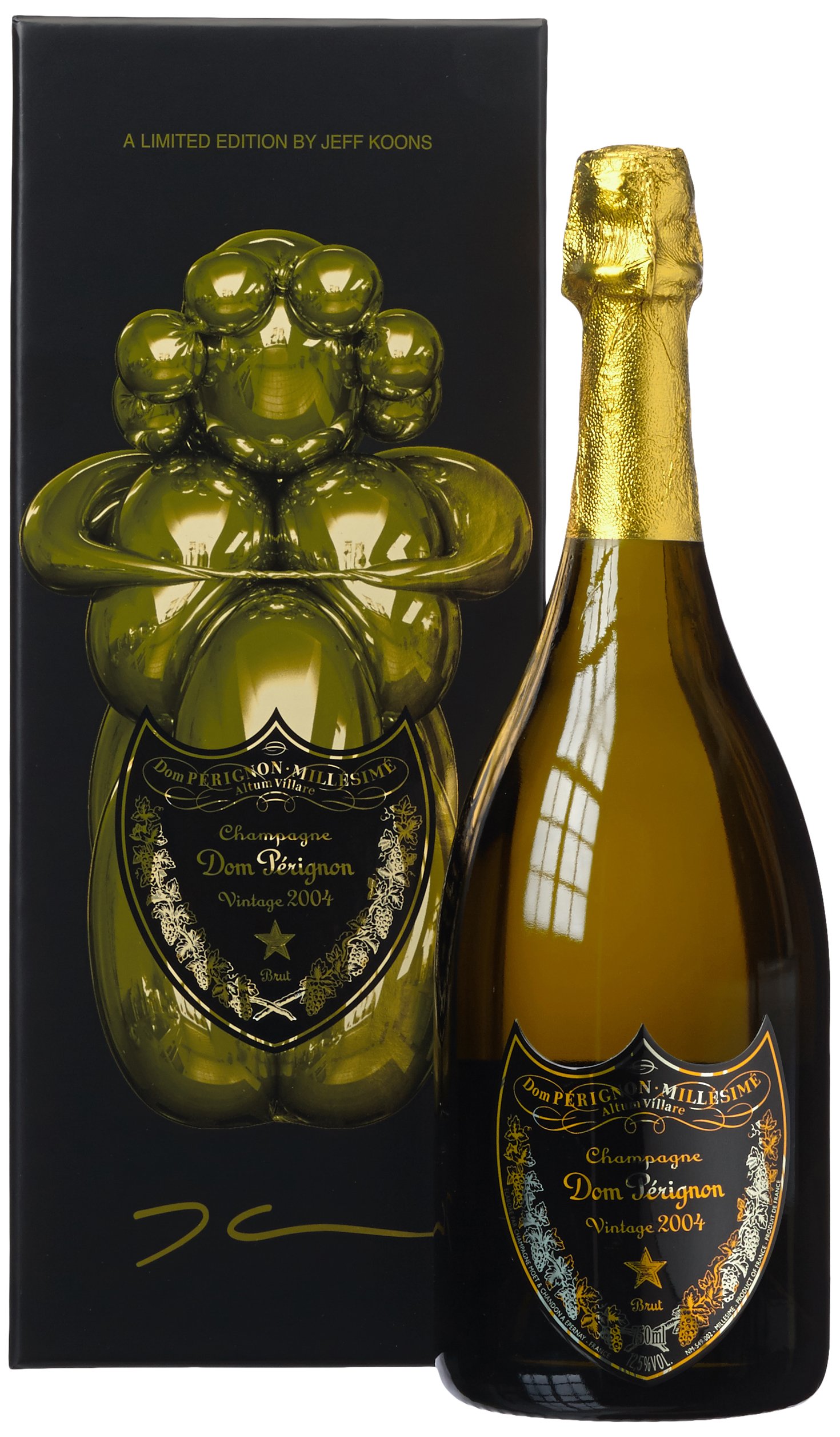 Dom Pérignon Vintage 2004 Jeff Koons Geschenkpackung, 1er Pack (1