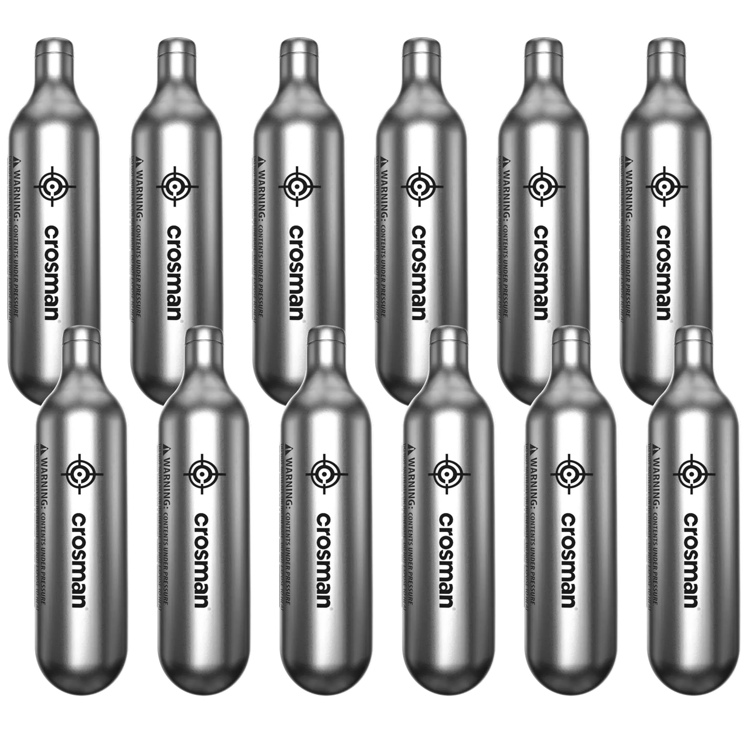 Crosman CO2 12 Gram Powerlet Cartridges x12 for Airguns, BB Guns and Airsoft