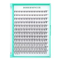 Vista 33 de Bodermincer - Bandeja grande de 240 pestañas de rizo D de 0.3 a 0.8 pulgadas (8 a 20 mm) para elegir, pestañas postizas individual para maquillaje