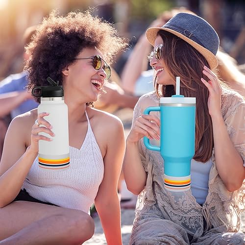 Miniatura 5 de HEYSKAY Protective Flask - Bota de silicona de 12 a 40 onzas para botella de agua Hydro Flask, y compatible con Stanley Tumbler, Yeti, Simple