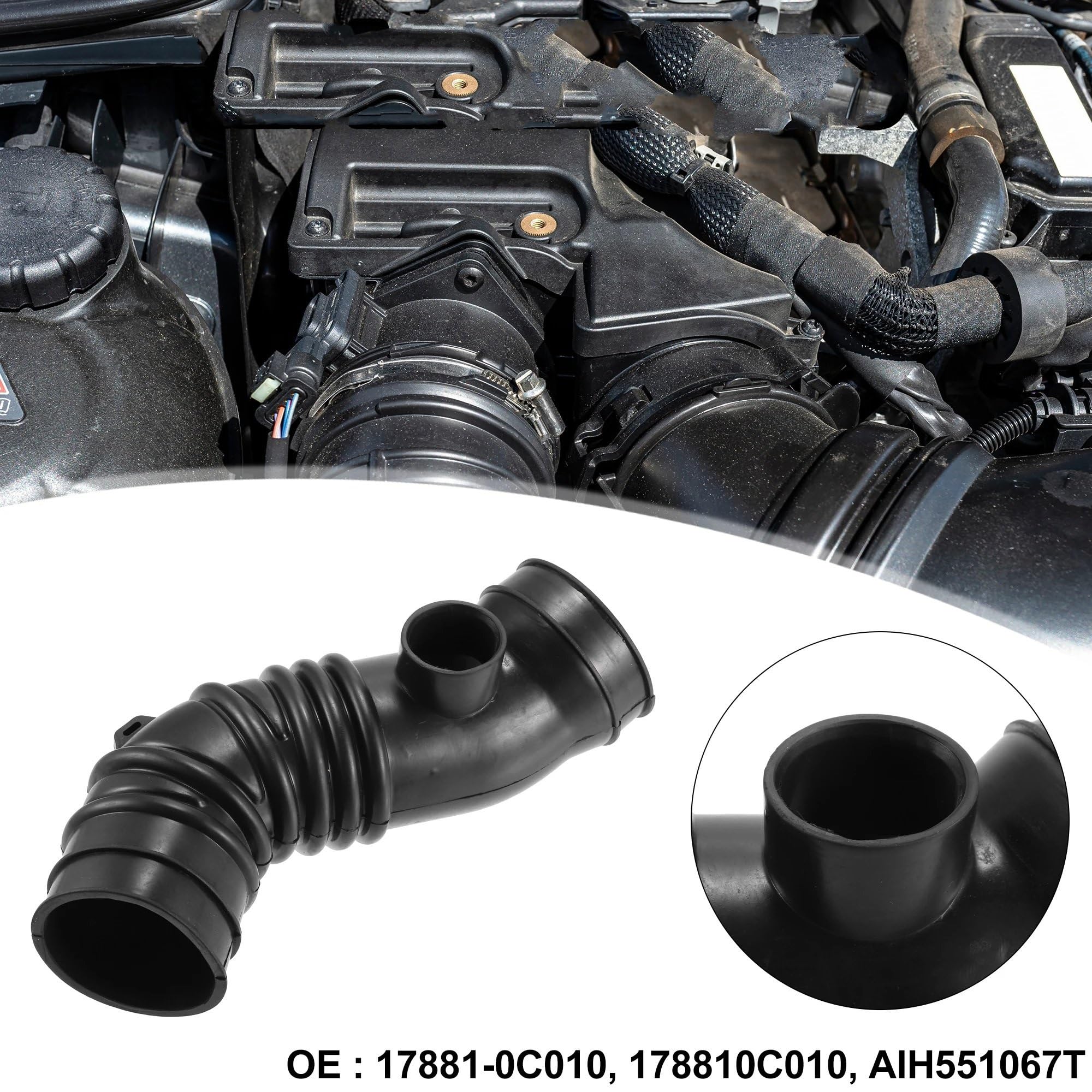 Gates EMH334 Emission Control Hose - OE Exact Fit Crankcase Ventilation Hose, Fuel & Oil Resistant