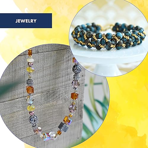 Miniatura 7 de Beadalon Alambre de cuerda de cuentas de acero inoxidable de 19 hebras, 015 pulgadas  0.015 in, negro, 100 pies  101.7 ft