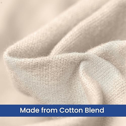 Miniatura 22 de Linteum - Manta de baño para pacientes hospitalarios mezclados de algodón textil, sábana de baño para cama, manta ligera