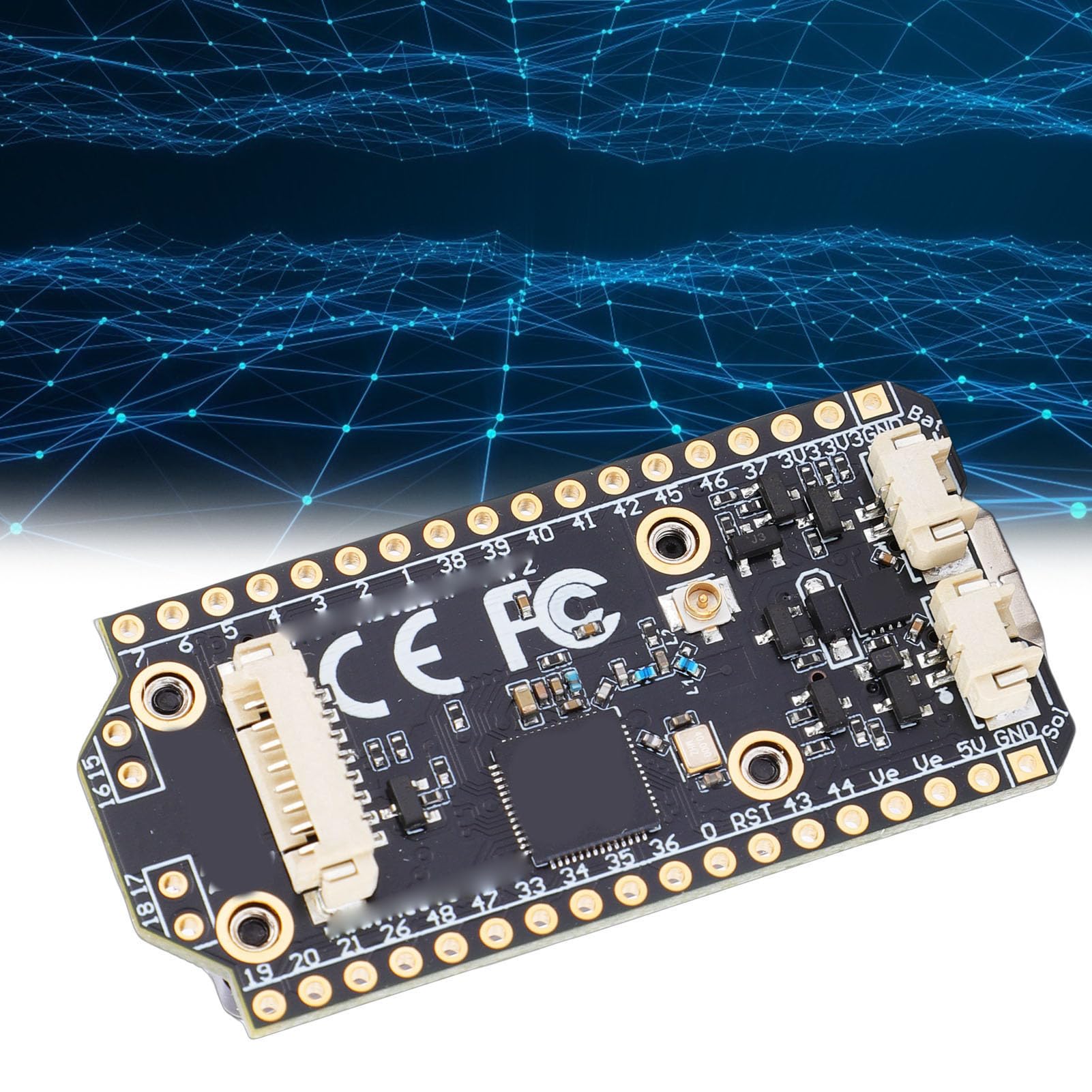 Obsługa Płytki Rozwojowej ESP32 dla LoRa 32 V4 z Ekranem Wyświetlacza Obsługa Modułu WiFi Bluetooth dla Inteligentnego Domu Meshtastic z Interfejsem Panelu Słonecznego