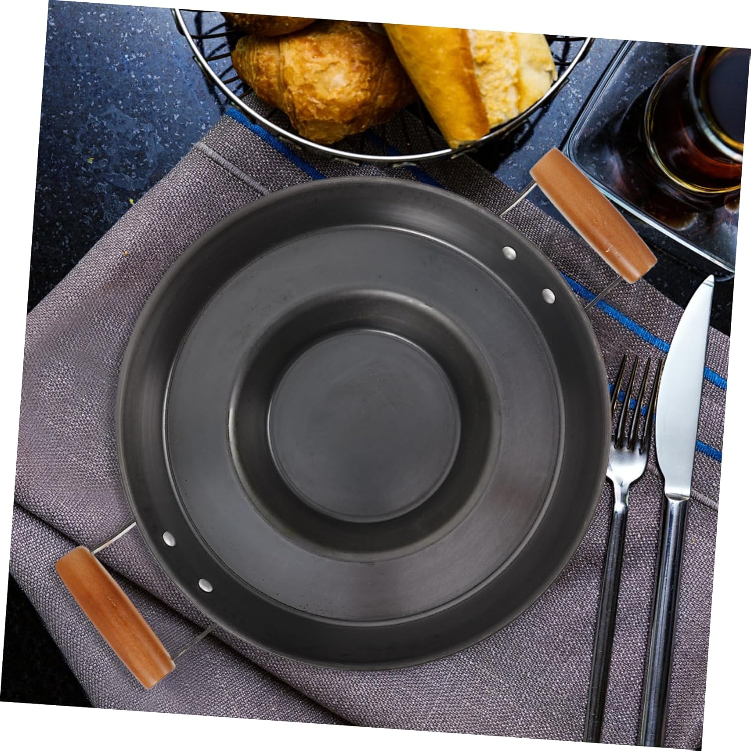 Ciieeo Non-stick Frying Pan Pancake Steak Lightweight Kitchen Gadget Versatile for Home Outdoor