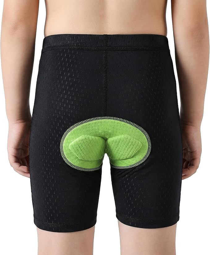 How to use Kids Padded Bike Shorts (Balance Bike Youth Cycling Underwear) for shorts outdoors