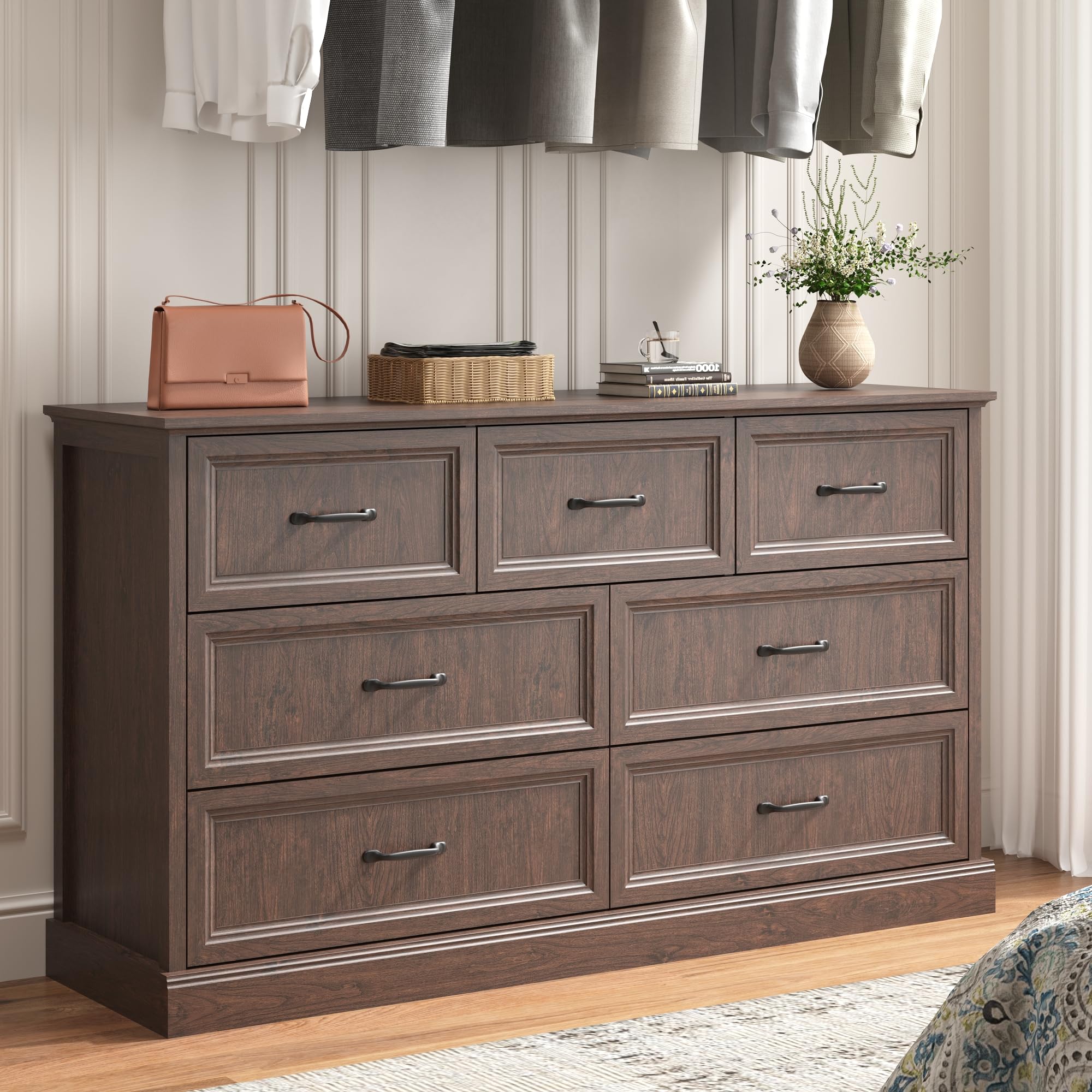 dresser cheap Luxor Six Drawer Double Dresser