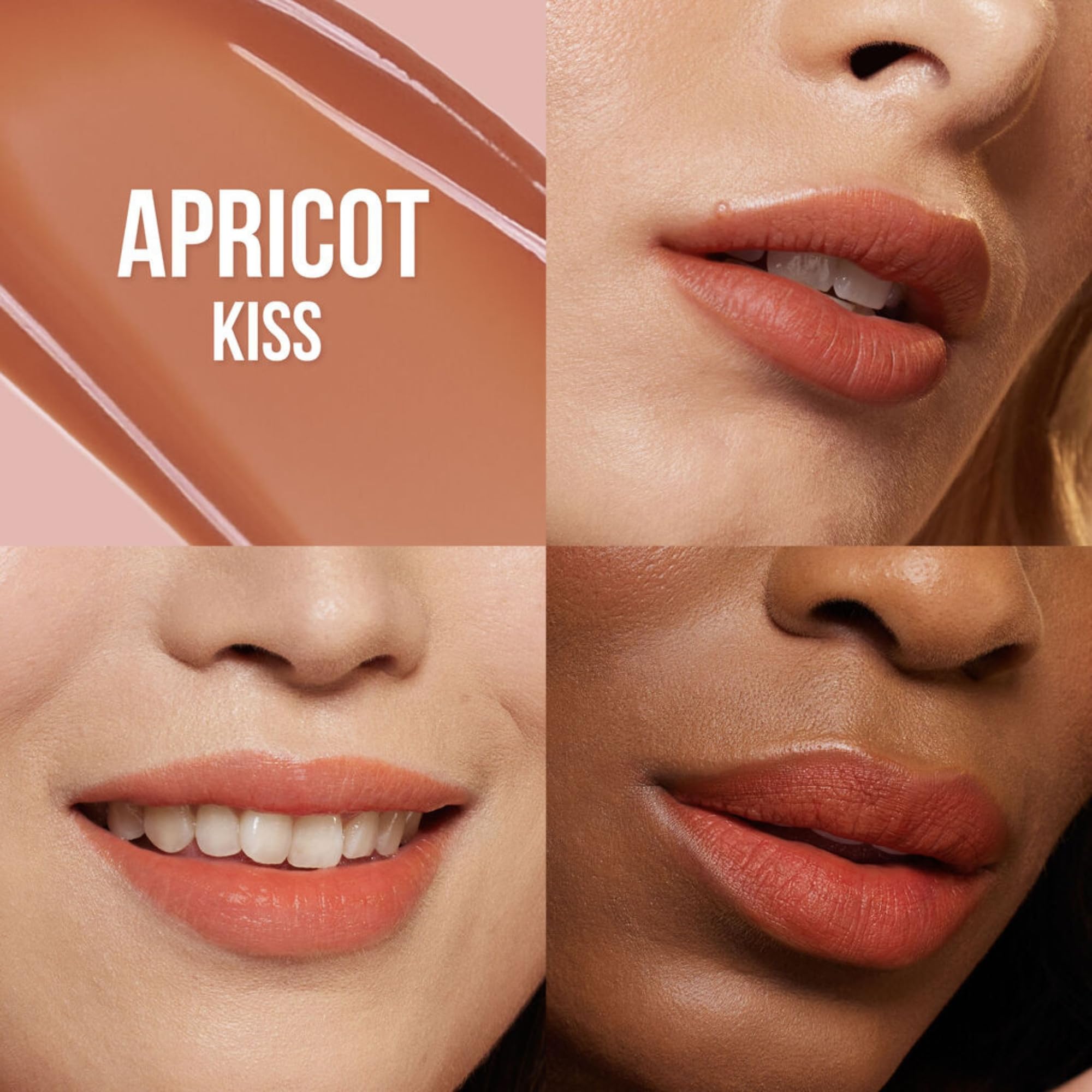 Huda Beauty Original Lip Blush Lippenfarbe, feuchtigkeitsspendend, cremig, für Lippen und Wangen, 6 ml, von Bella, Apricot Kiss