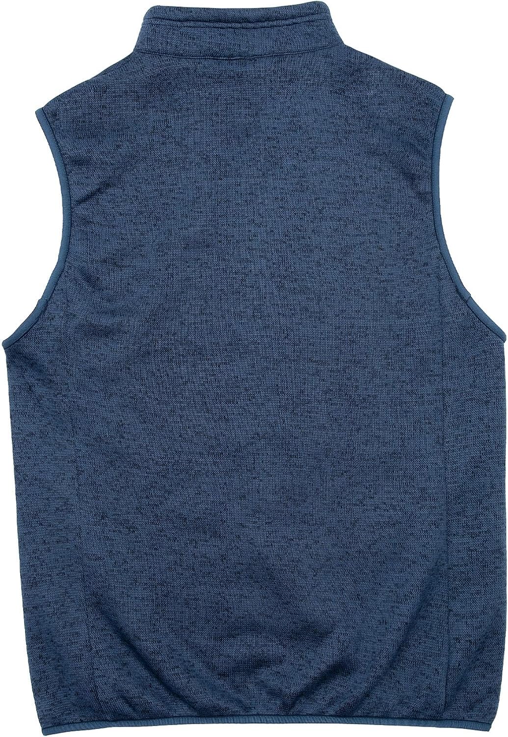 Bonnroth Mens Full Zip Sweater Fleece Vest, Sherpa Lined Stand Collar Vests with Pocket - Image 2