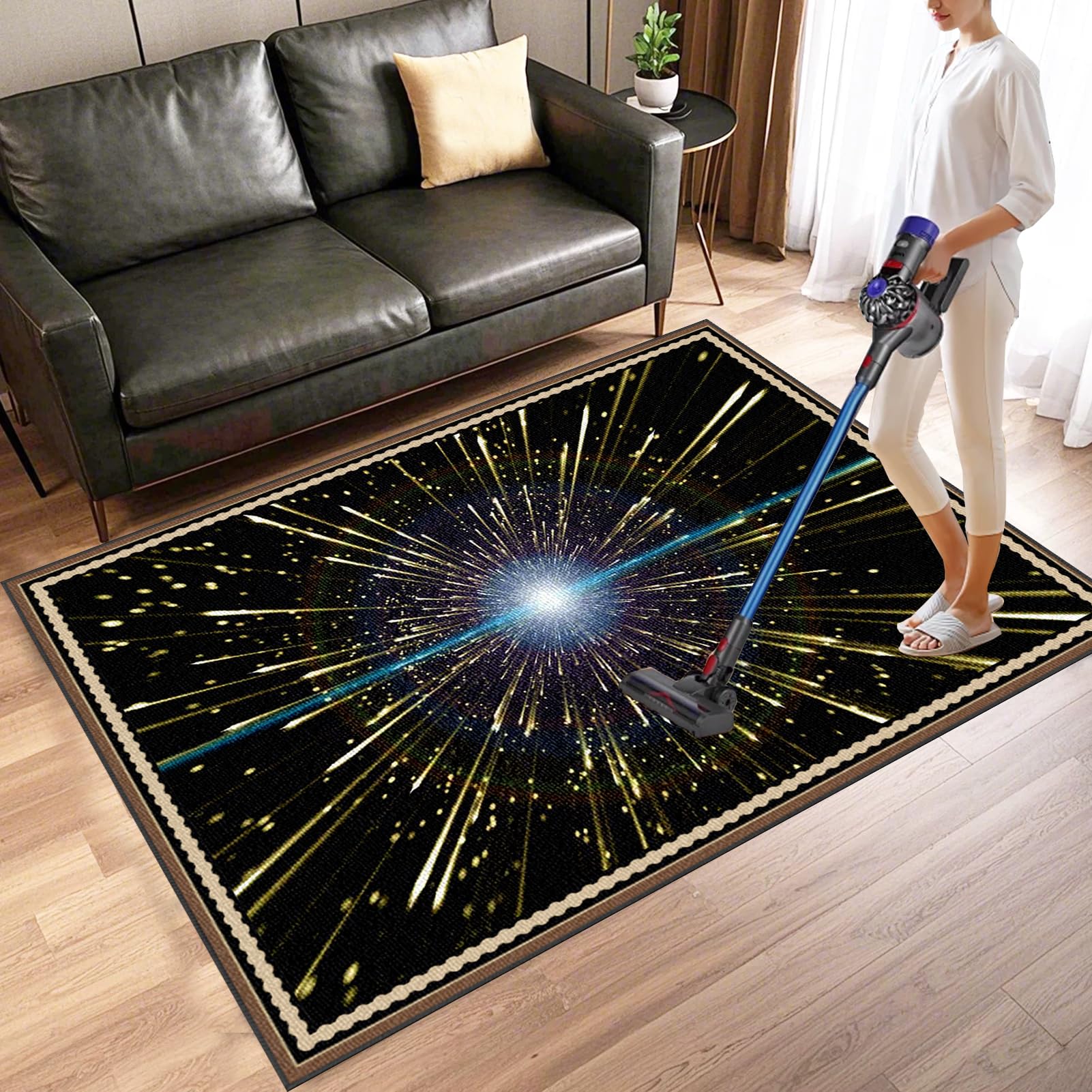 Elektrisches Schlagzeug Teppich Drum Teppich Professionelles rechteckiges Schlagzeugteppich Schallschutz Trommelmatte Music Carpet Innen und Außen Trommelteppich für Studio Wohnung 120 x 100 cm