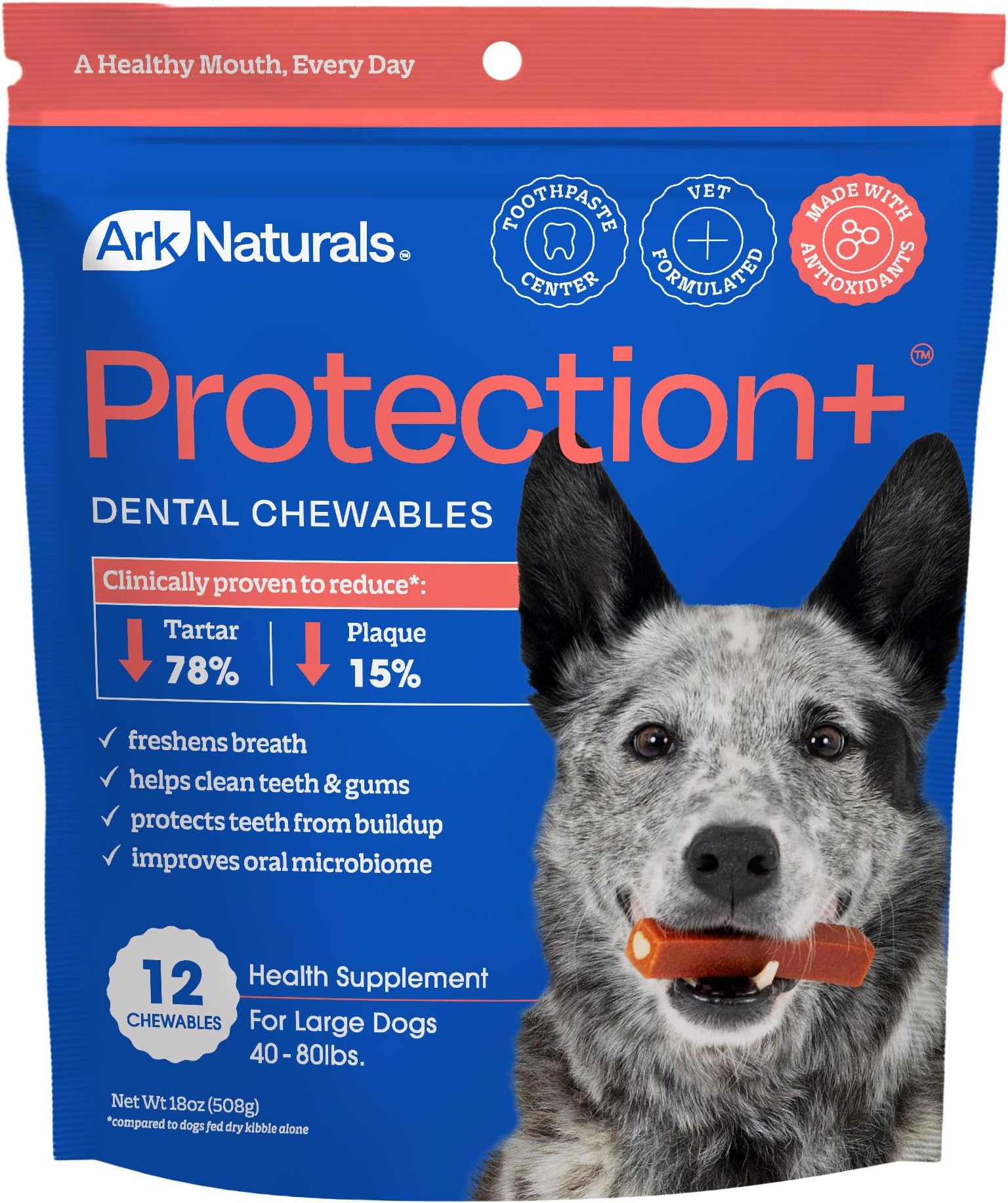 Ark Naturals, Brushless Toothpaste Protection Plus Large, 18 Ounce