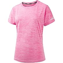 Womens Workout Tops Moisture Wicking Short Sleeve Yoga T-Shirts