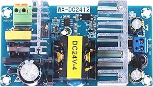 KNACRO AC to DC Isolated Converter Power Module Isolation AC 90-265V 110V to 24V 4A (MAX 6A) 100W Industrial Power Supply with Overvoltage Overload Short-Circuit Protection Indicator Light