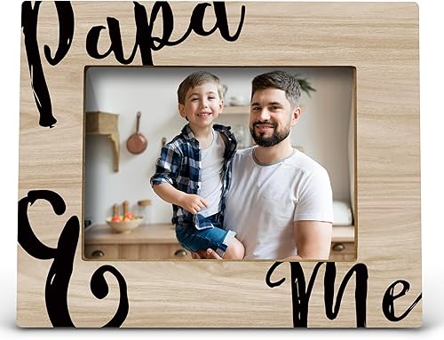 FONDCANYON Marco de fotos para papá y yo, marco de fotos para el padre, marco de fotos para abuelo, marco de papá, el mejor regalo para padre de