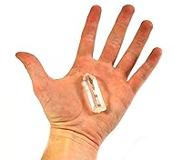 Vista 2 de hBARSCI Punta de cristal de cuarzo pulido de 1.5-2 pulgadas, terminación única