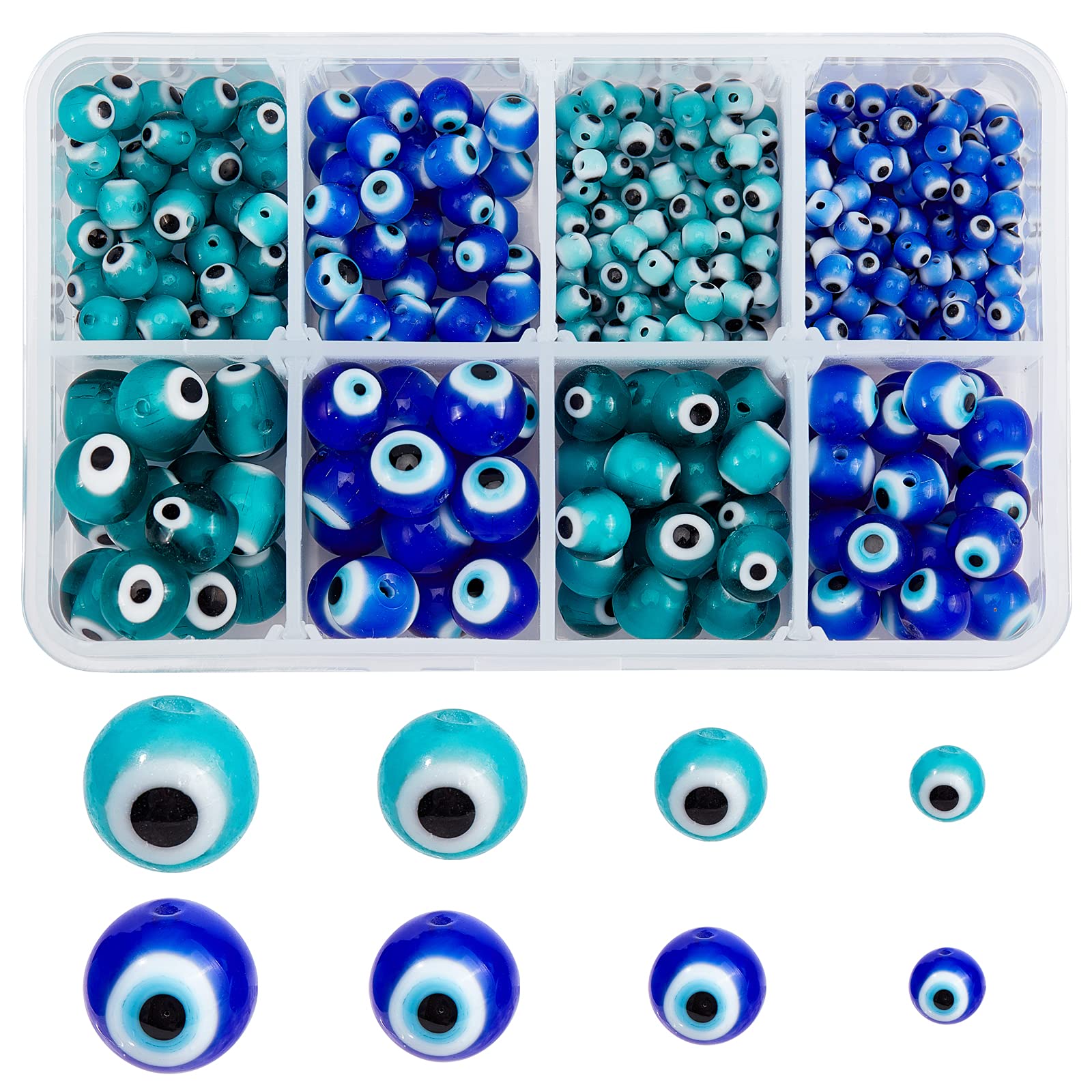 NBEADS 300g 2mm Perline di Vetro, 15 Stili Perline di Pony Piccole Perline Artigianali Piccole