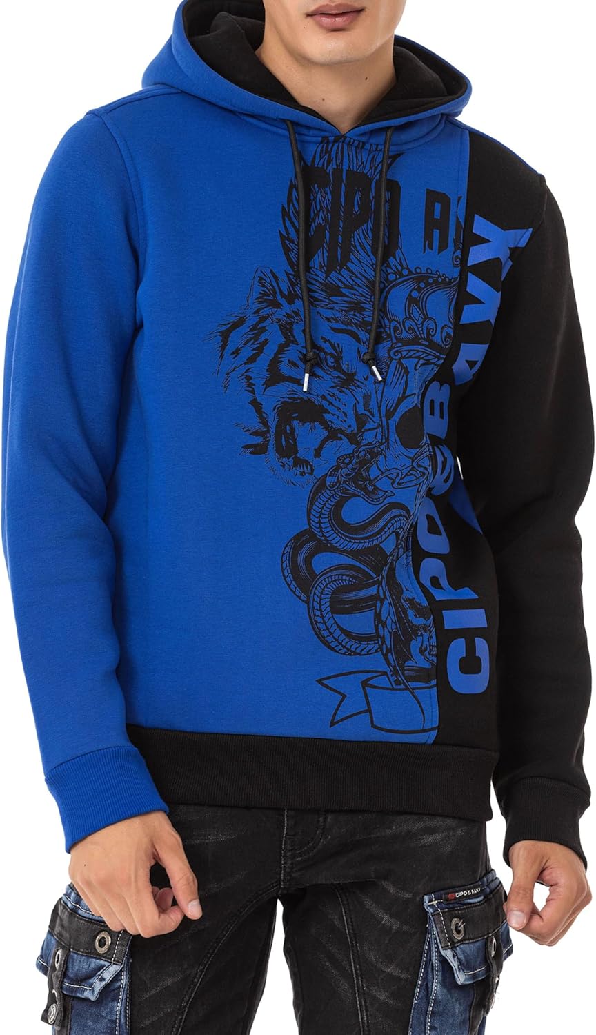 Vista - Sudadera Con Capucha Y Cremallera Para Hombre
