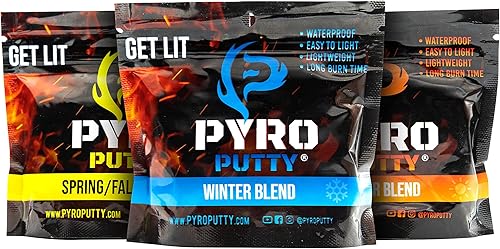 Miniatura 8 de Phone Skope Pyro Putty Iniciador de fuego de supervivencia impermeable para preparación de emergencia, iniciadores de fuego para fogatas - Equipo de