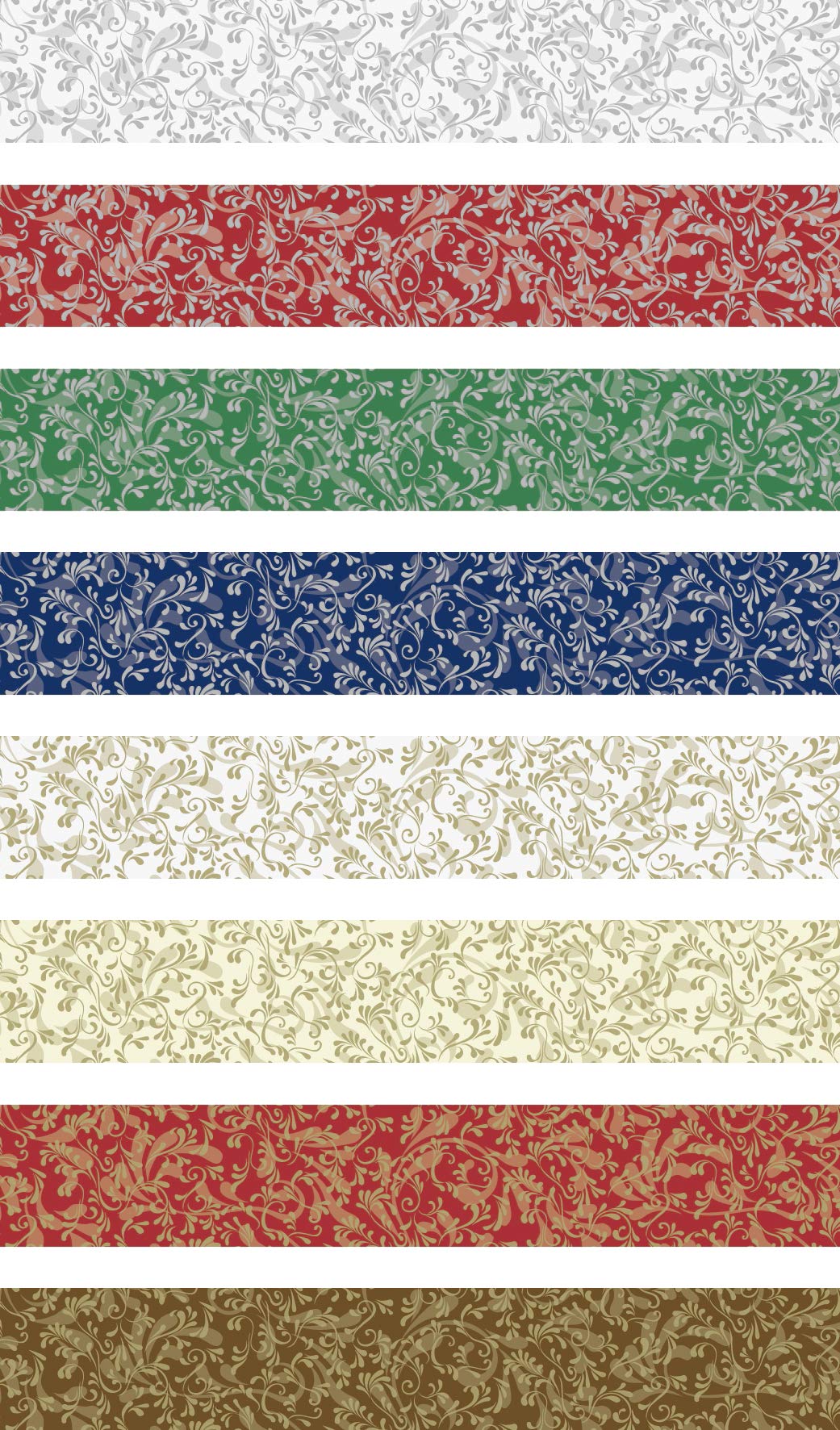 HEYDA204875528 Folding Strips Set for Froebel Stars 1.5 x 45 cm 8 Assorted Colours with Decoration