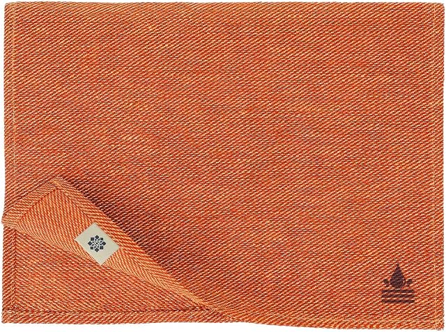 Linen & Cotton Waterproof Table Mats Placemats Pietro Set of 2-100% Linen, Coral (30 x 45 cm) Easy Care Non Slip Tablemats Place Mats Cloth for Home Kitchen Dining Restaurant Hotel Garden Outdoor