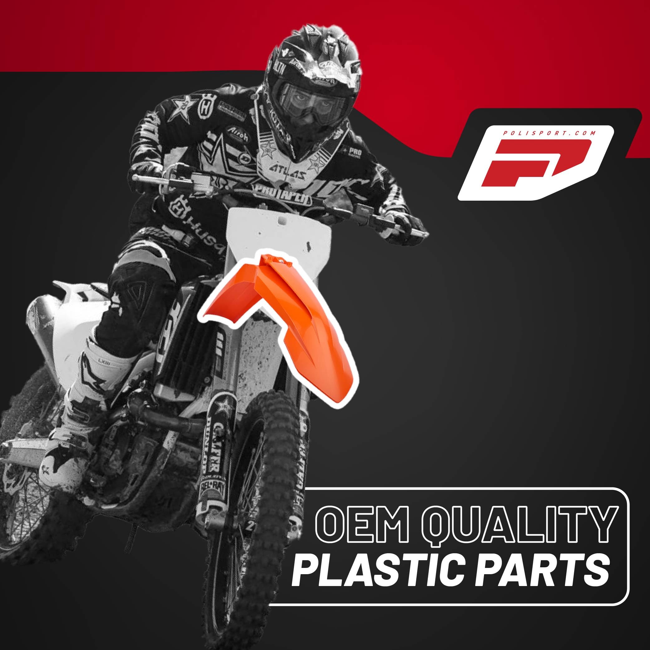 Amazon.com: Polisport Motocross (MX) Replica Plastic Kit for KTM 