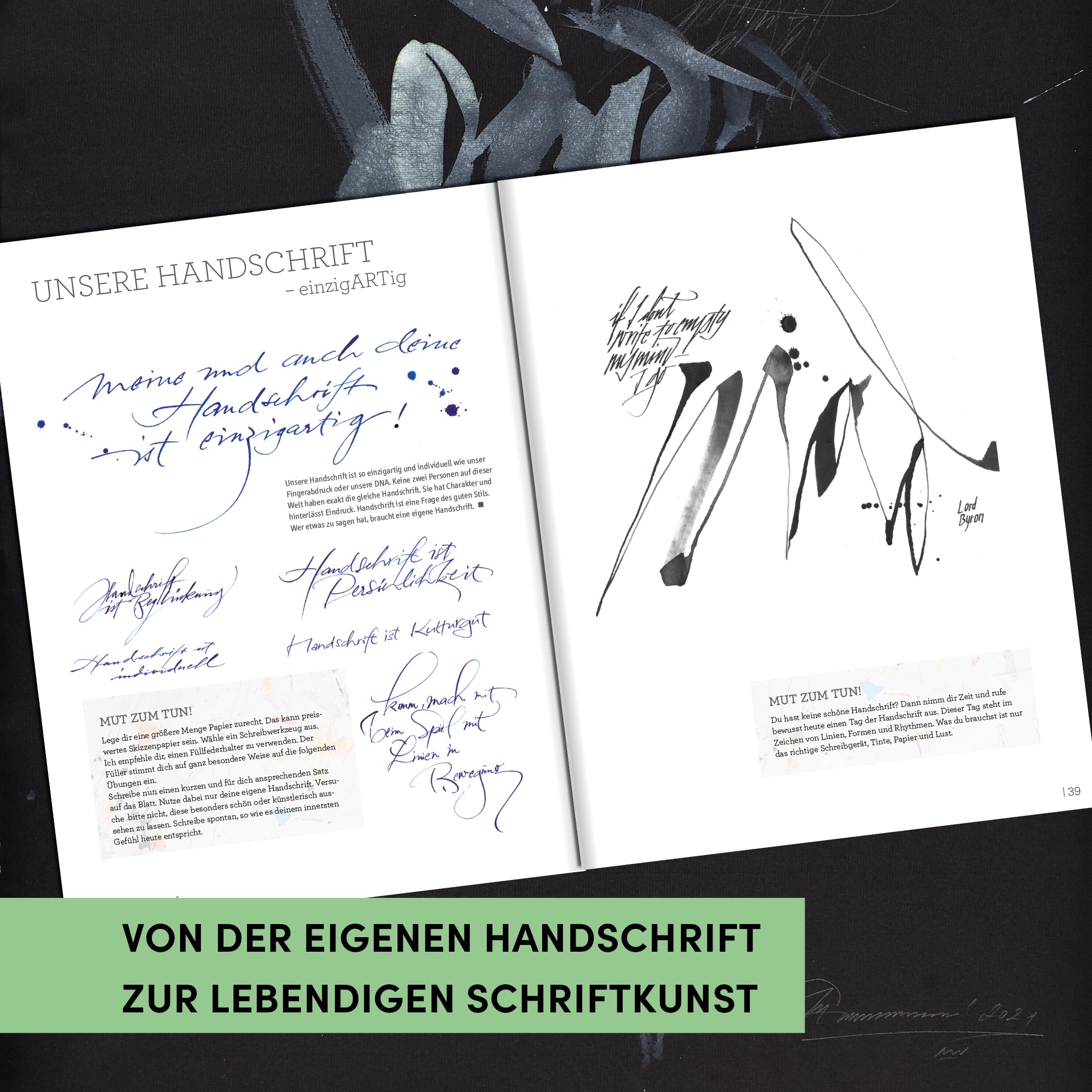 SchreibART: Kalligraphische Schrift-Experimente. Mit Schriftvariationen zum Download