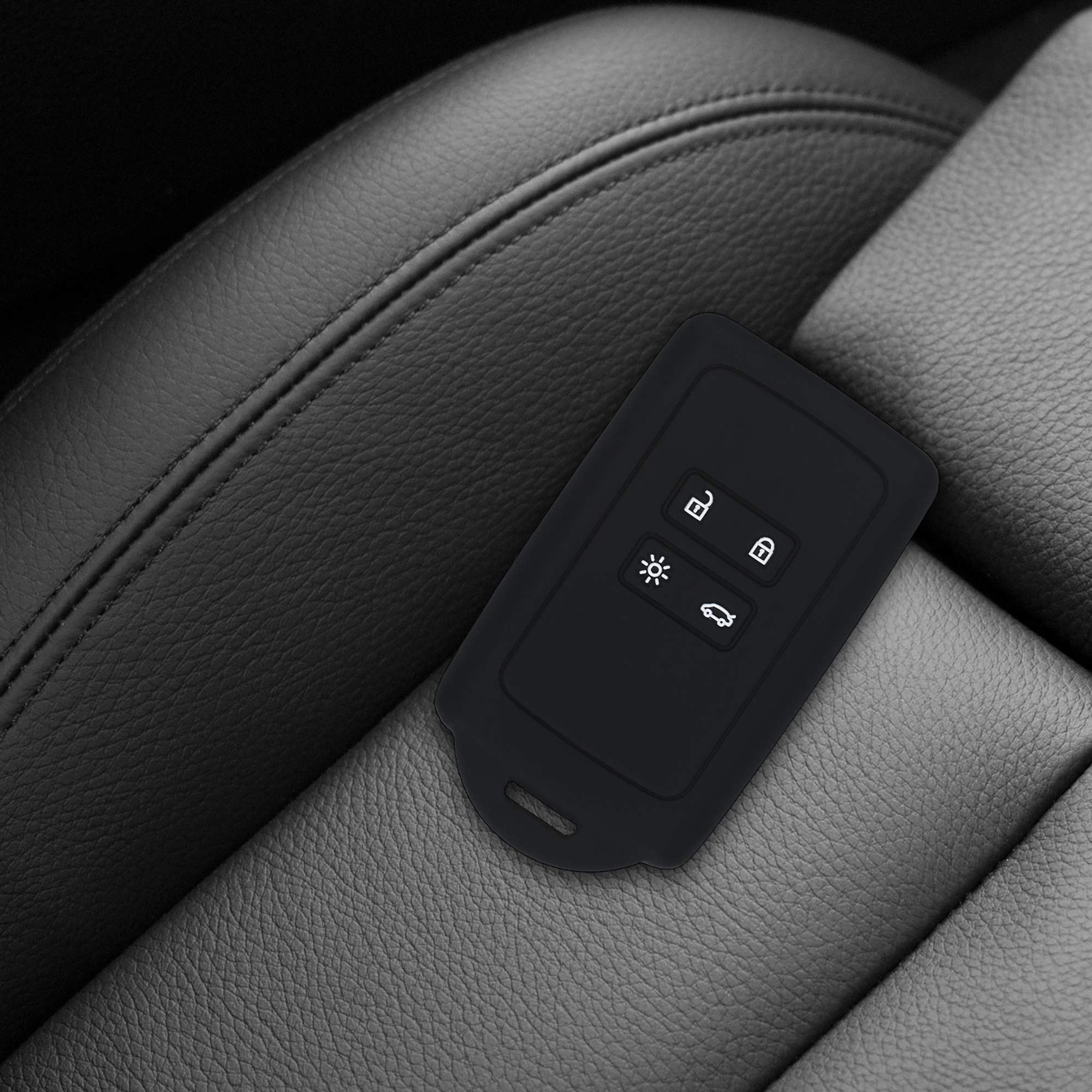 Cover Chiave Renault Kwmobile - Custodia Protettiva Oro Rosa Per Modelli Keyless Go, Anti Graffi E Urti