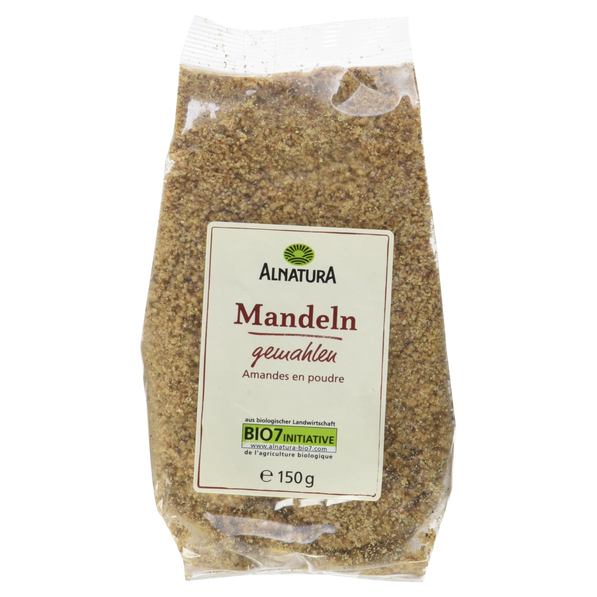 Alnatura Bio Mandeln, geröstet und gemahlen, 150g