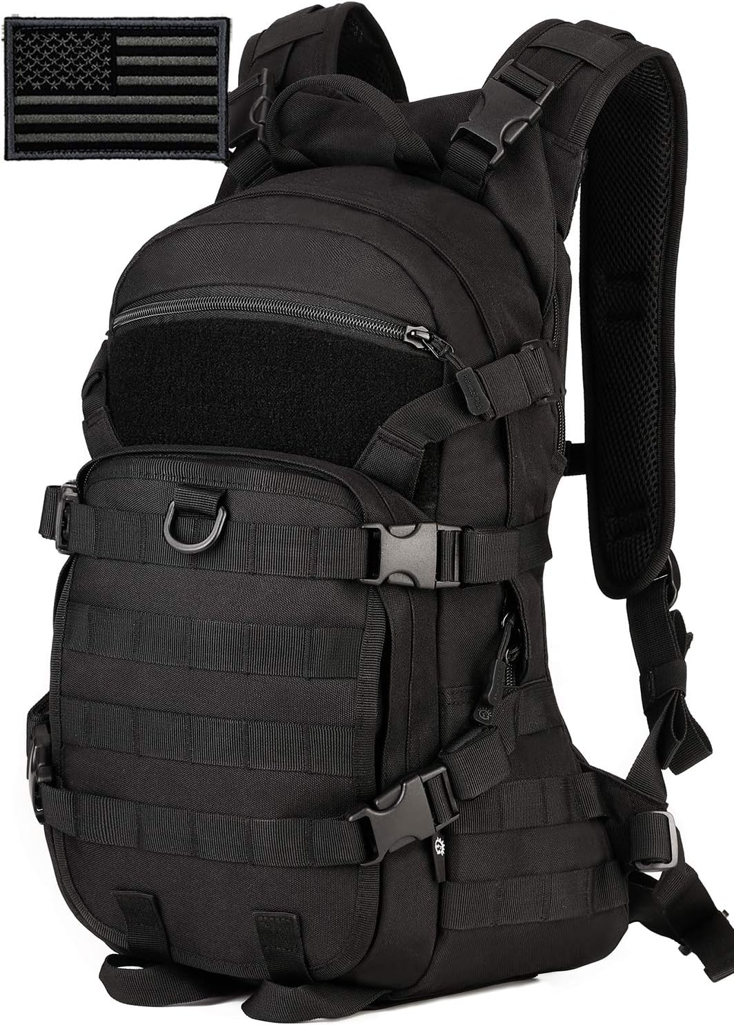 assault pack with helmet holder