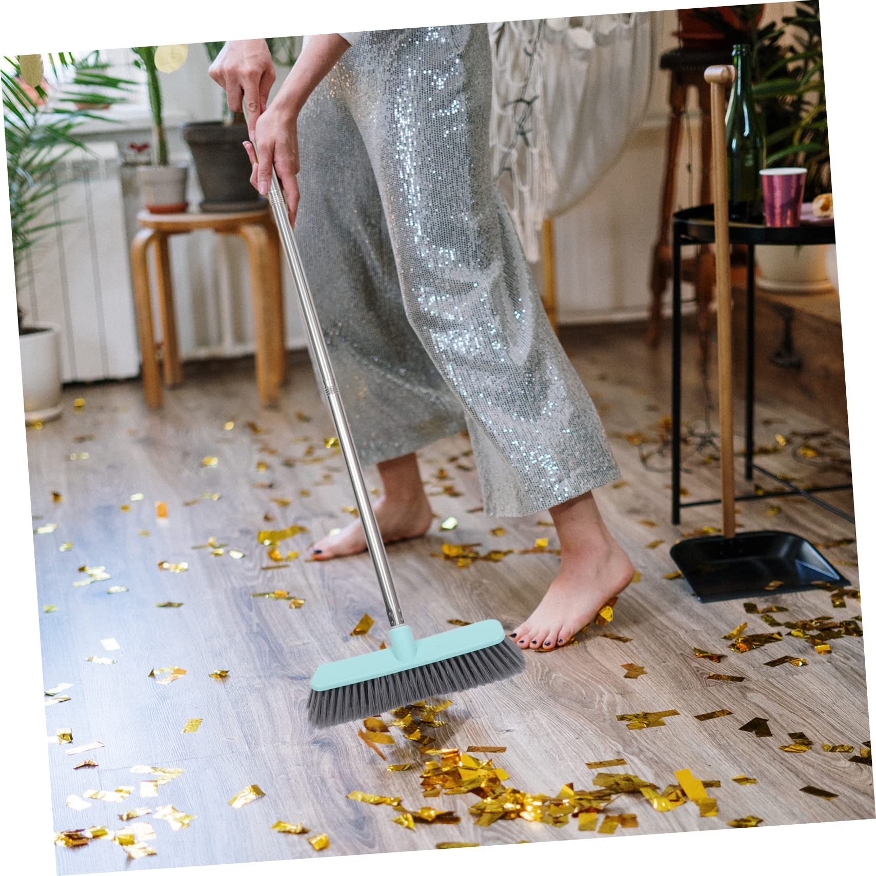 minkissy 3 szt. Szczotka do czyszczenia podłóg Materiały czyszczące Reach Scrubber Brush Szczotka do szorowania podłóg Drewniana podłoga Środek do czyszczenia podłóg Środek do czyszczenia domu