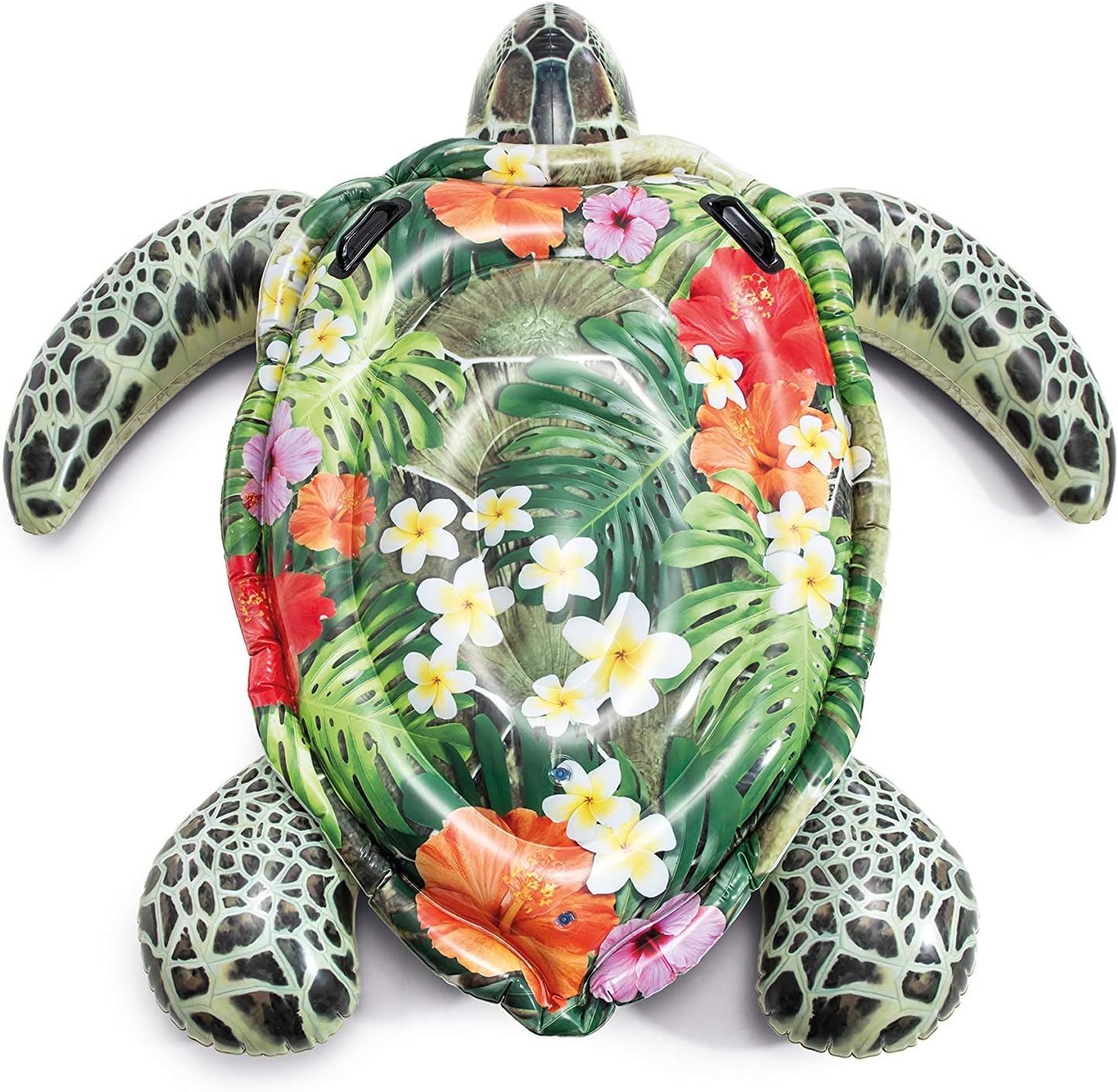IntexRealistic Print Sea Turtle Inflatable, 75" X 67", for Ages 3+