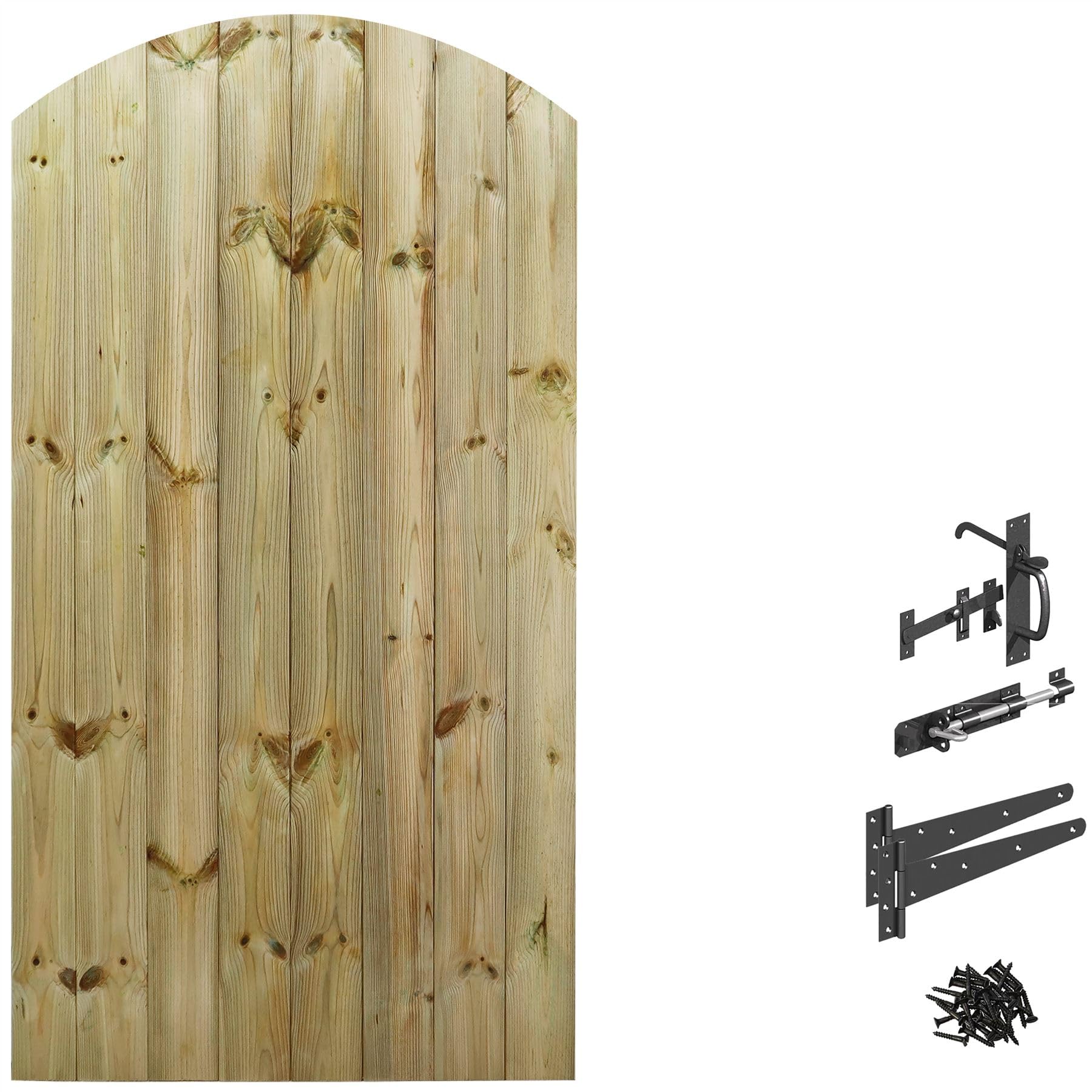 Bespoke Custom Made To Measure Wooden Garden Gate/Tongue - View #9