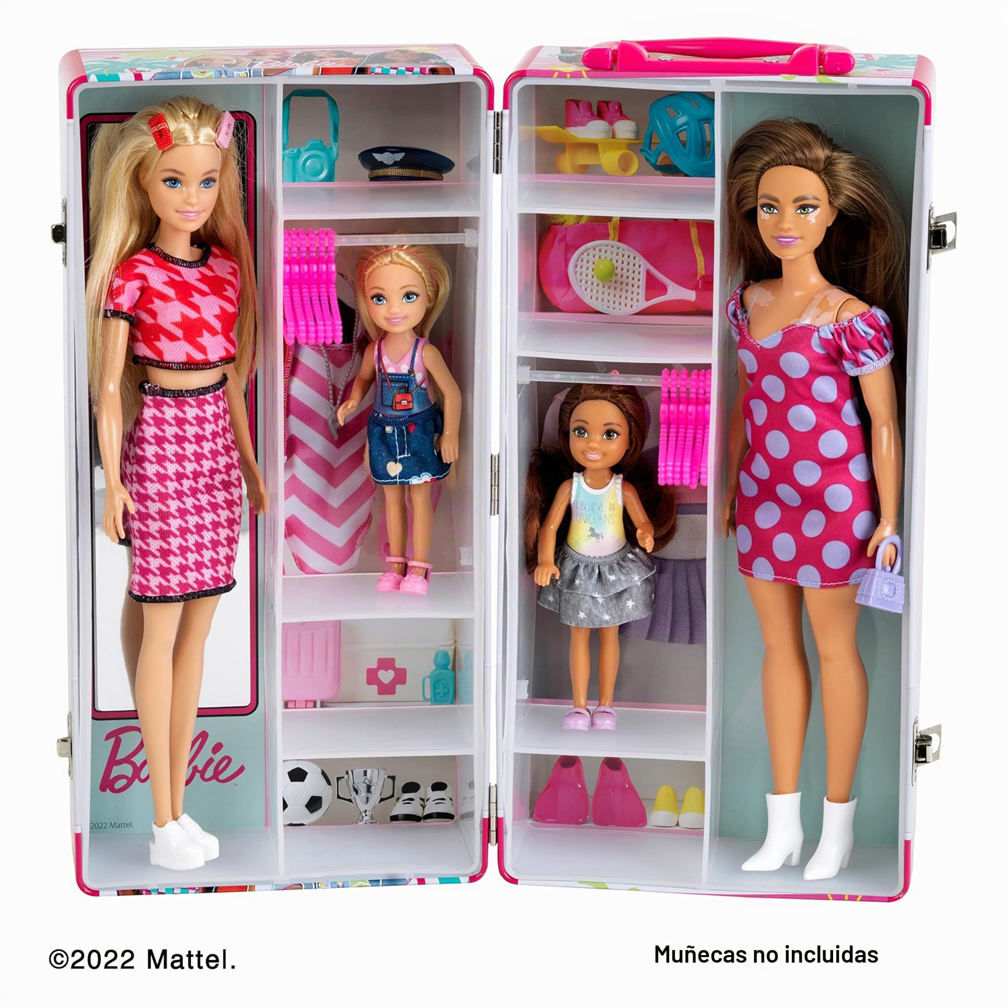 Theo Klein 5801 - Barbie Maletin De Guardarropa para Muñecas