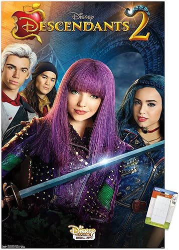 Vista 87 de Trends International Disney Descendants 2 - Póster de pared de una hoja, 22.375 x 34 pulgadas, versión sin marco