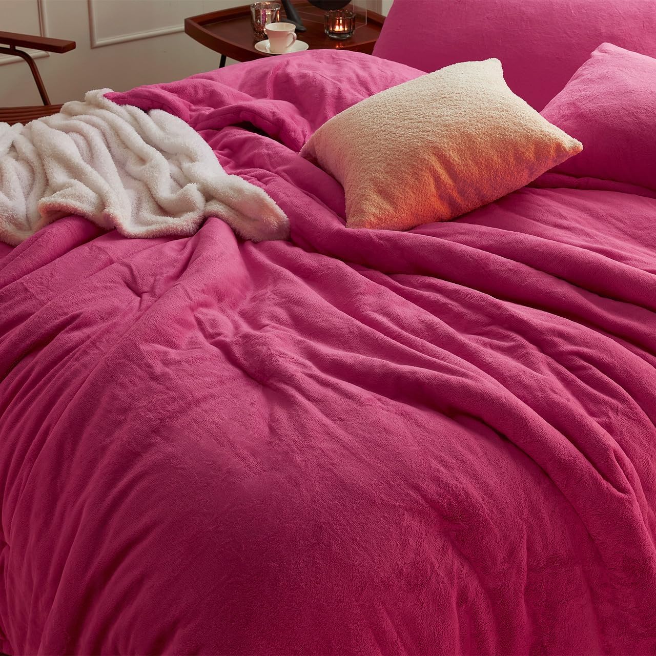 Byourbed Neon Nights - Coma Inducer® Oversized King Comforter Set - Neon Pink