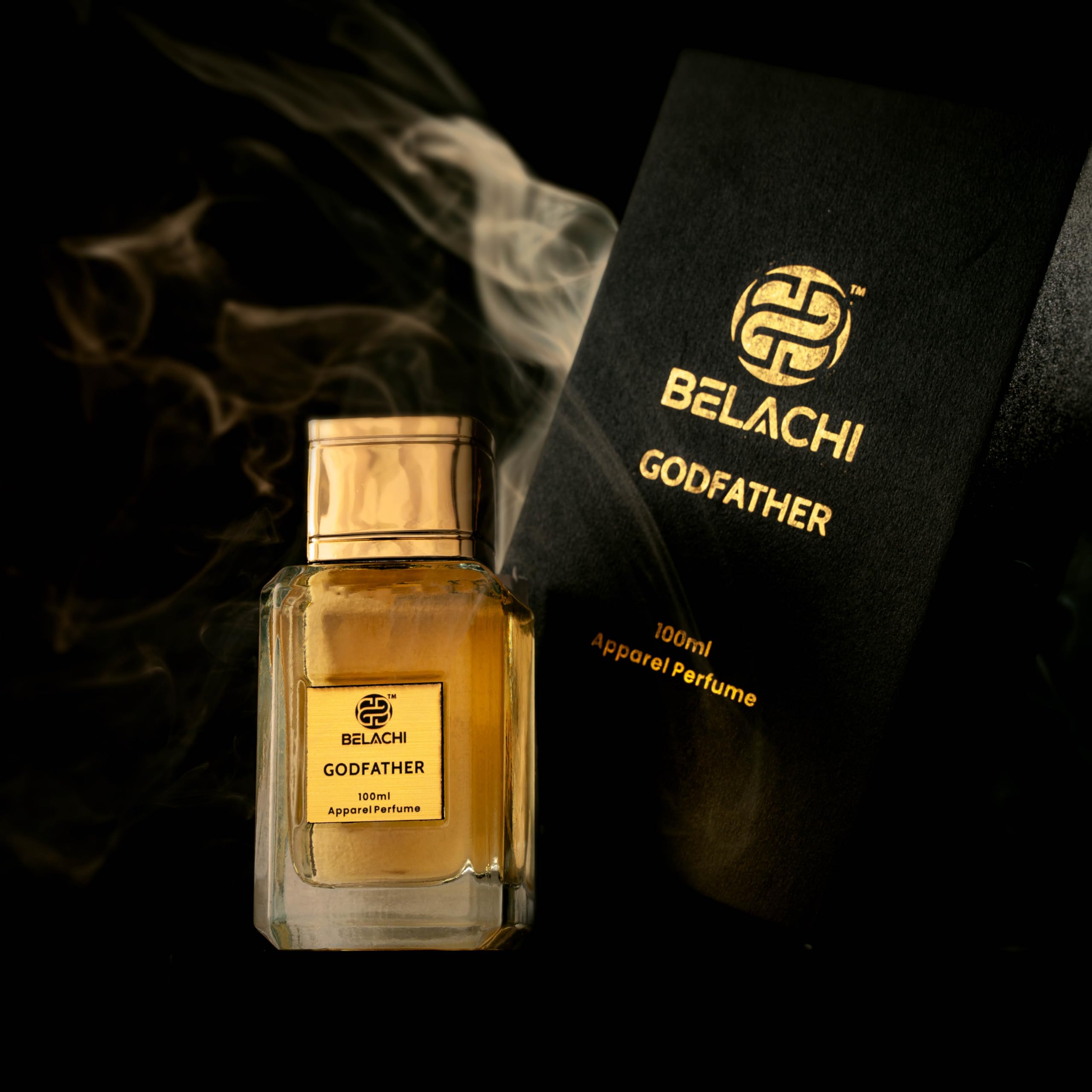 BELACHI GODFATHER Perfume 100ML - Sweet and Warm Spicy Rose and Oud Fragrance for Men and Women, Unisex, Long-Lasting