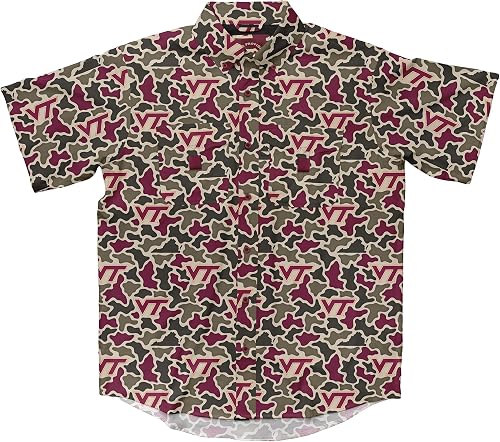 AMIGO El Campo Field & Fish Shirt Virginia Tech Hokies Team Color