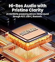 Vista 10 de Edifier S300 Hi-Fi Tabletop Speaker, Hi-Res Audio LDAC for Wireless Multi-Room & Stereo Pairing, 80W Power Works with AirPlay 2 Bluetooth 5.4 USB-C