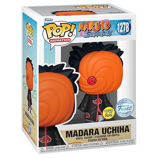 Funko Pop! Animation: Naruto Shippuden - Madara Uchiha (Glows in the Dark) (Special Edition) #1278 Vinyl Figure