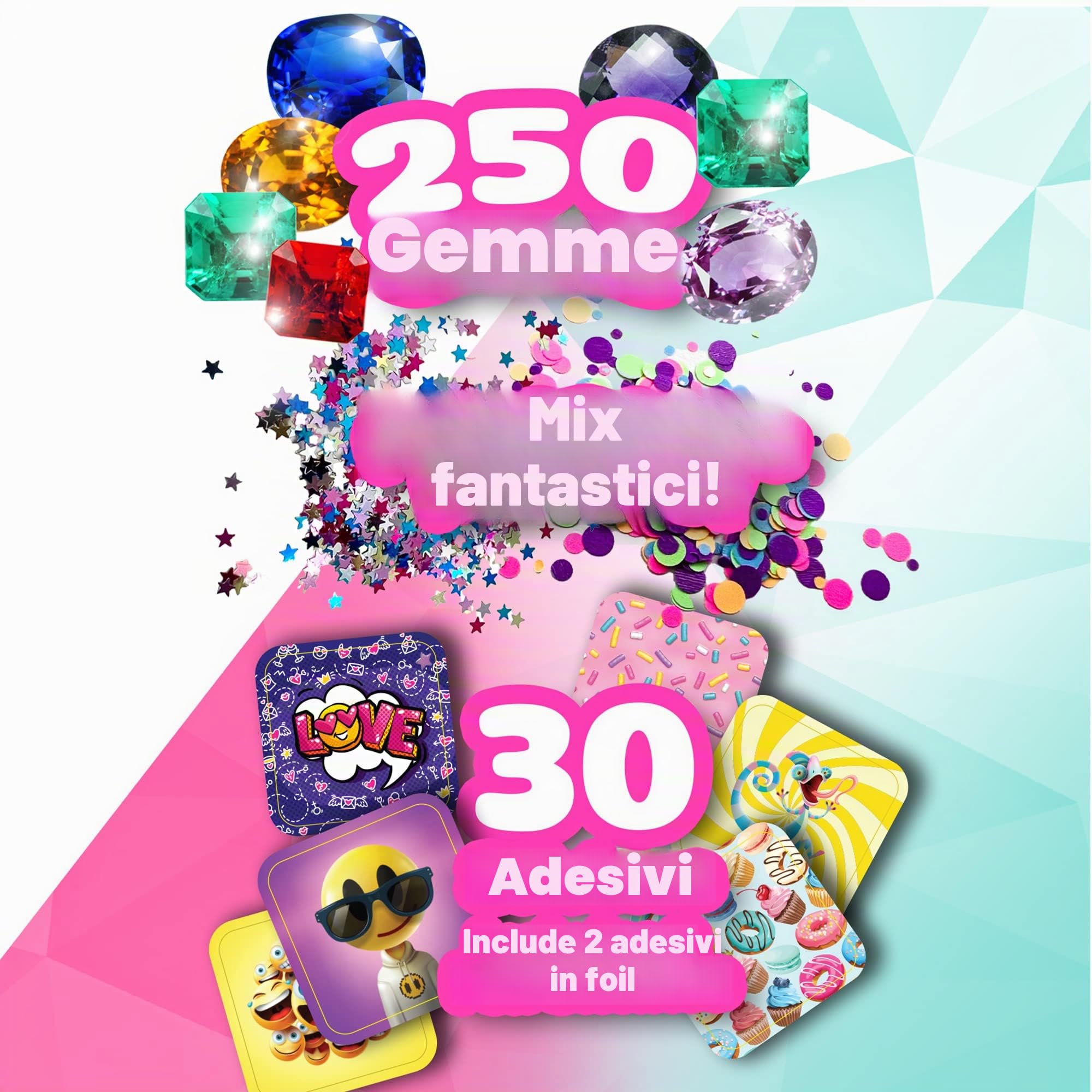 ACTIVITY KINGS ILY DIY 3D Sticker Maker - Kit artistico e artigianale per bambini dai 6 anni in su | Rende 30 adesivi personalizzati divertenti e creativi regalo giocattolo per ragazzi e ragazze