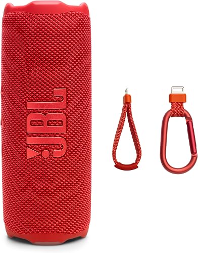 JBL Flip 7 Portable Bluetooth Speaker, Red