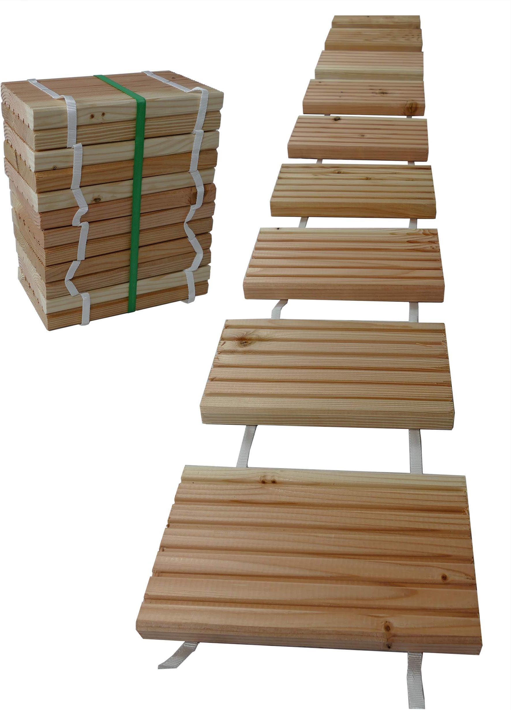 UPP Rollweg Gartenplatten & Rasengitter 3 m anthrazit I rollbarer