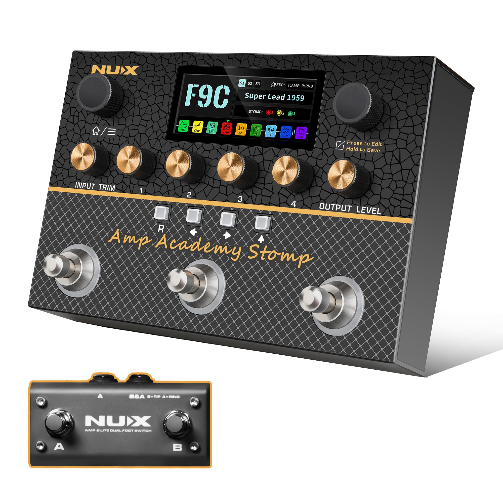 新製品　NUX Amp Academy Stomp Amazon.com: NUX Amp Academy Stomp Compact Amp Modeler, Multi